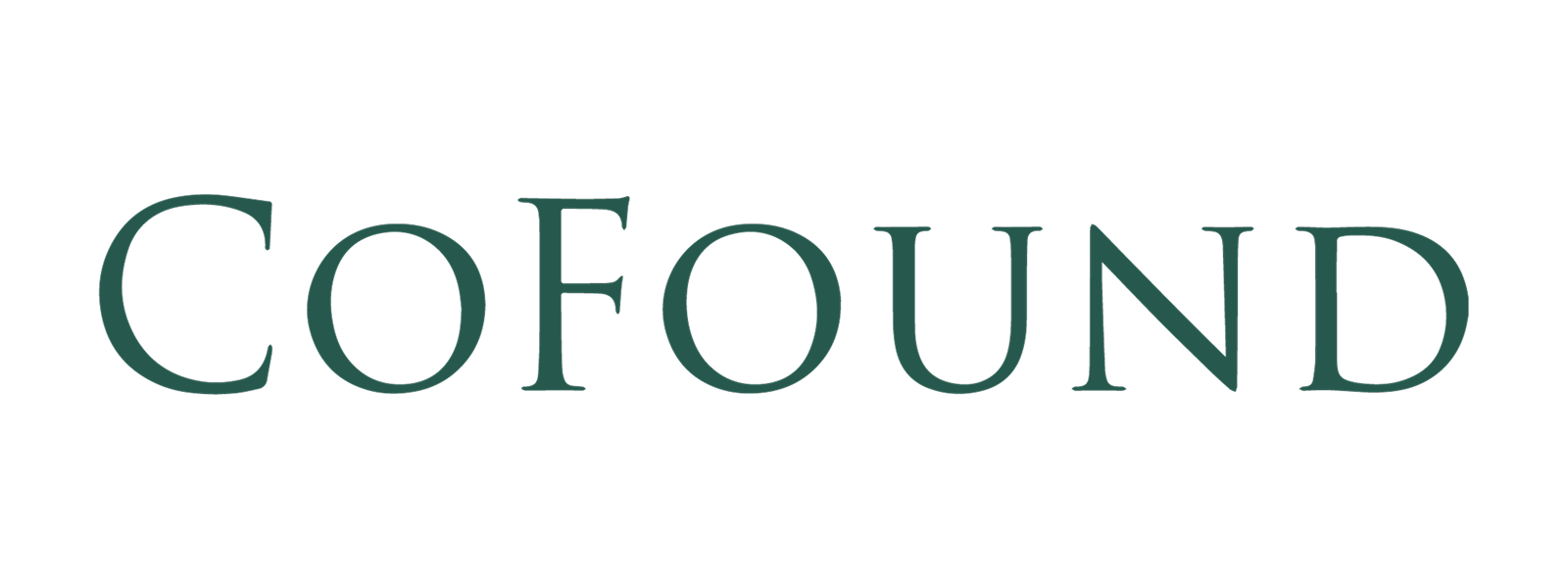 CoFound horizontal wordmark, for light backgrounds