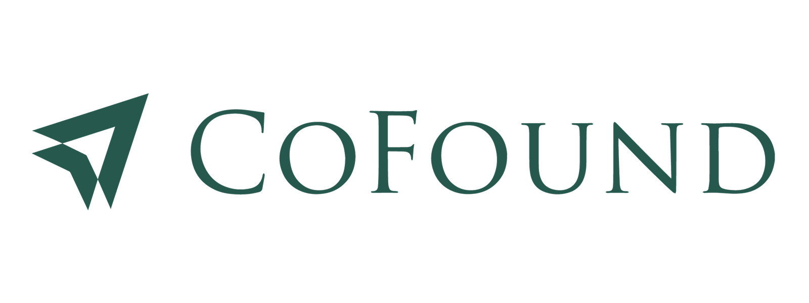 CoFound horizontal logo with icon, for light backgrounds